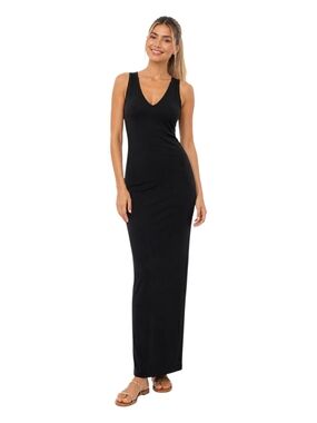 ASOS | Dresses | New Asos Black And Brown Gingham Crinkle Scoop Neck Maxi  Dress | Poshmark